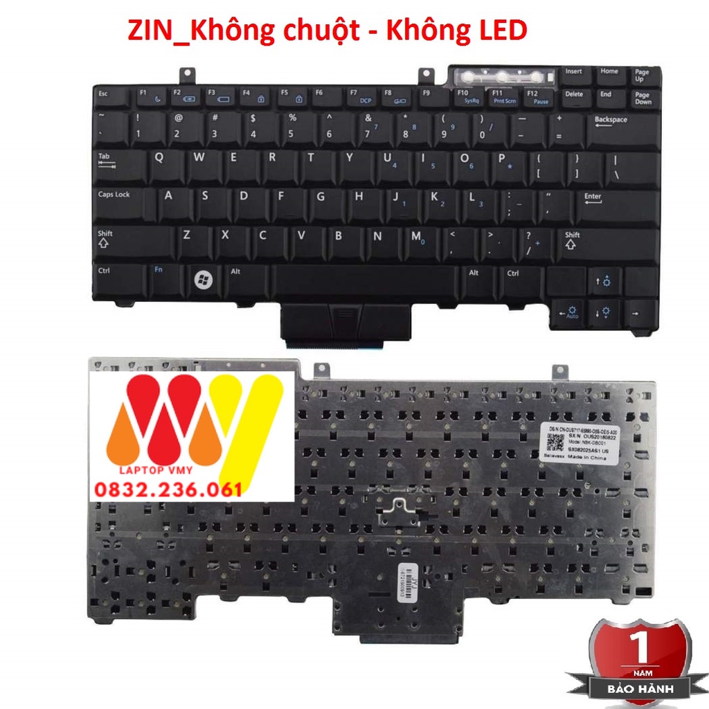 Bàn phím laptop Dell E6400 E6500 E6510 E6410 WX4JF LATITUDE NEW 100%