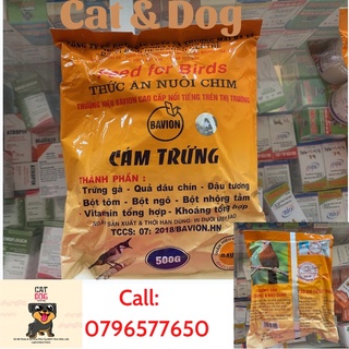 Cám trứng Ba Vì, thức ăn nuôi chim, làm mồi câu cá