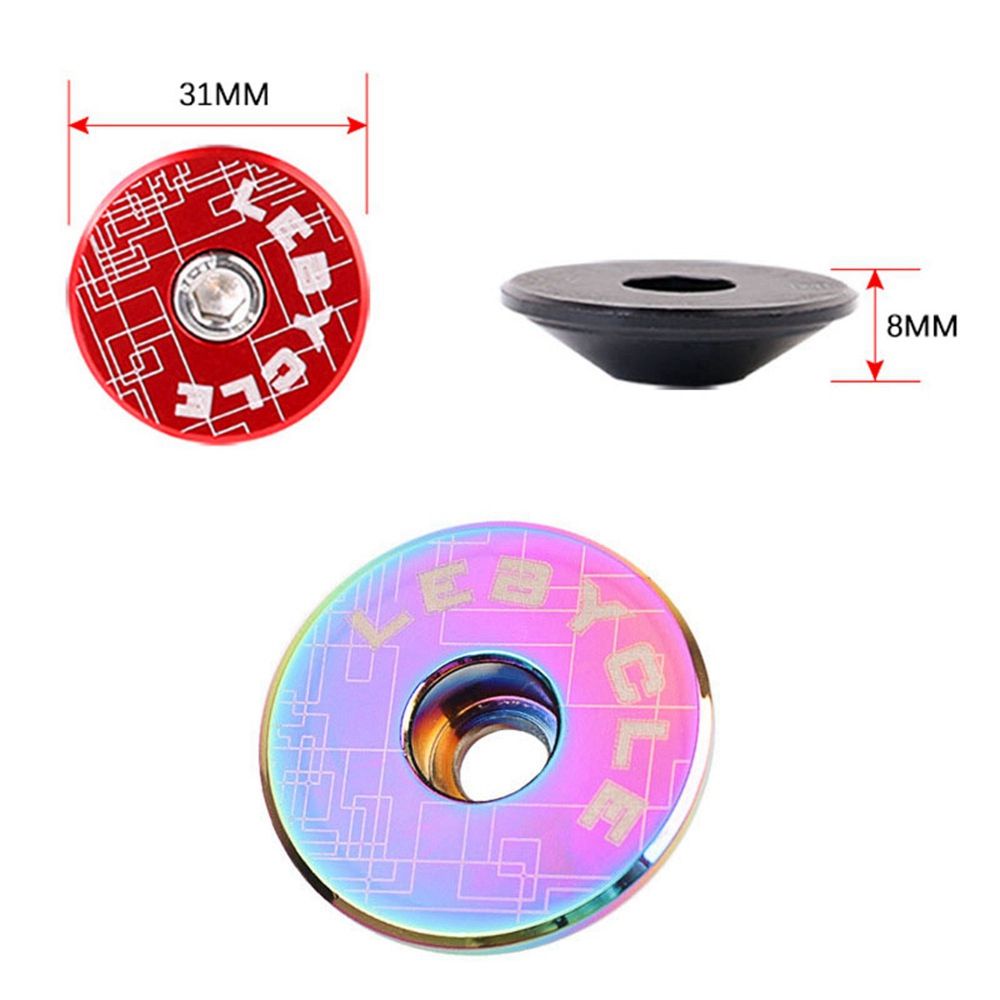 Nắp đậy trục cổ xe đạp leo núi bằng nhôm nhiều kiểu dáng tùy chọn