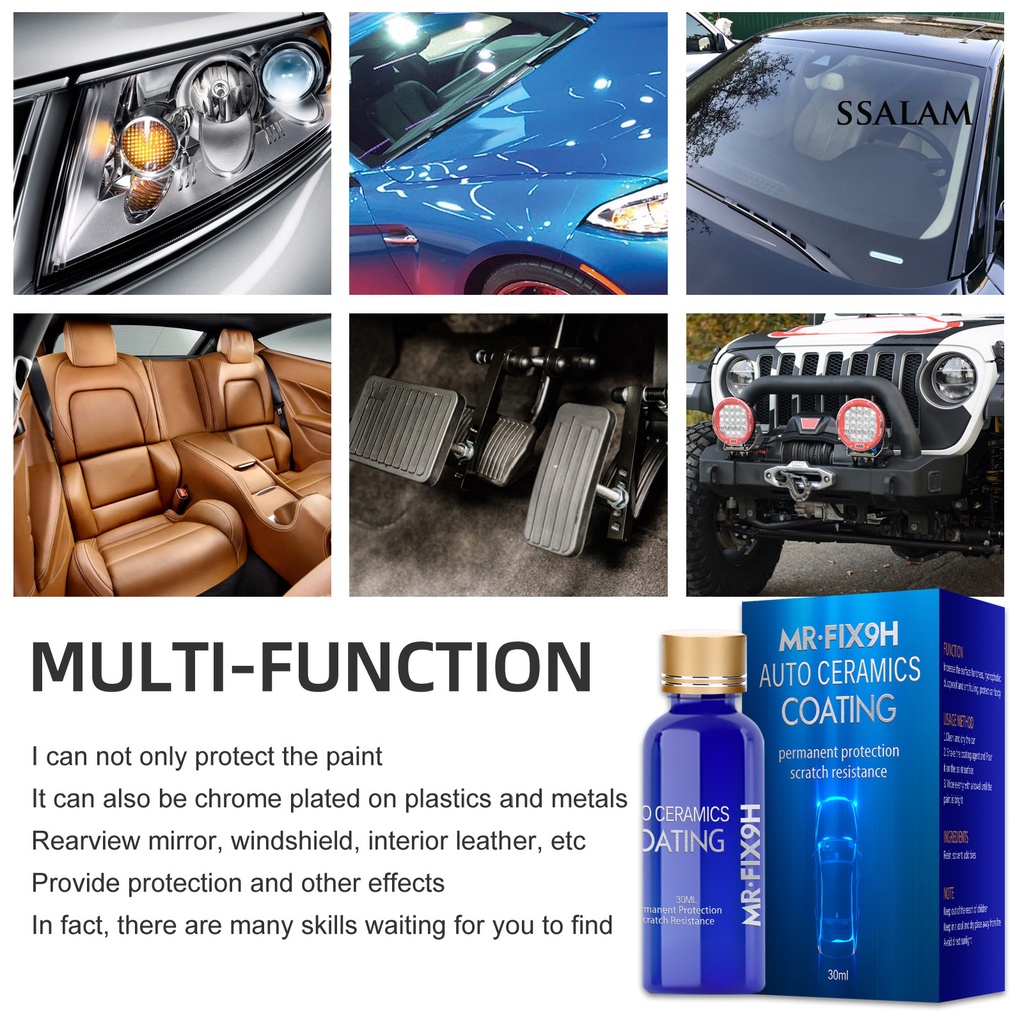 Dung Dịch Phủ Bóng Vết Trầy Kính Xe Hơi 30 / 50ml Chuyên Dụng