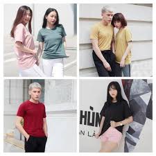 ÁO THUN TRƠN, ĐỐM NAM NỮ #AGE2X NHIỀU MÀU