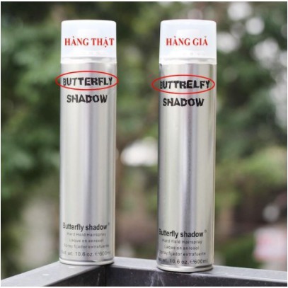 Gôm xịt tóc Butterfly Shadow  lylyga - 600ml MN12