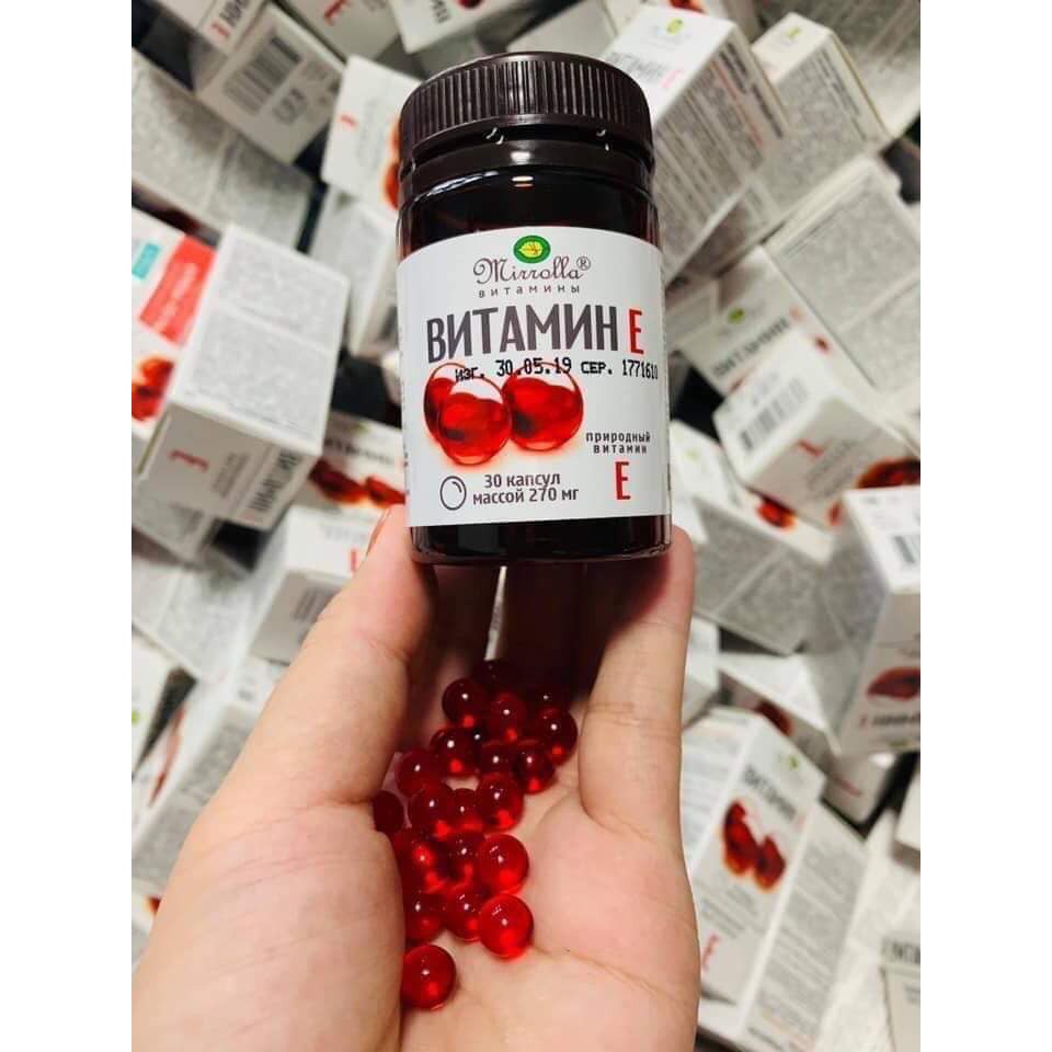 Vitamin E Đỏ 270mg  Nga | BigBuy360 - bigbuy360.vn