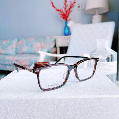 Gọng kính cận Dior Technicity 06F 086 viền vuông havana (51-17-150)