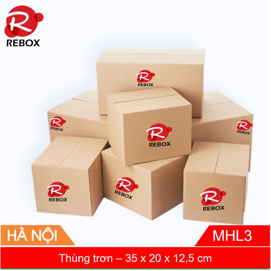 Hộp 35x20x12,5 cm - Combo 20 thùng carton siêu dày giá xưởng