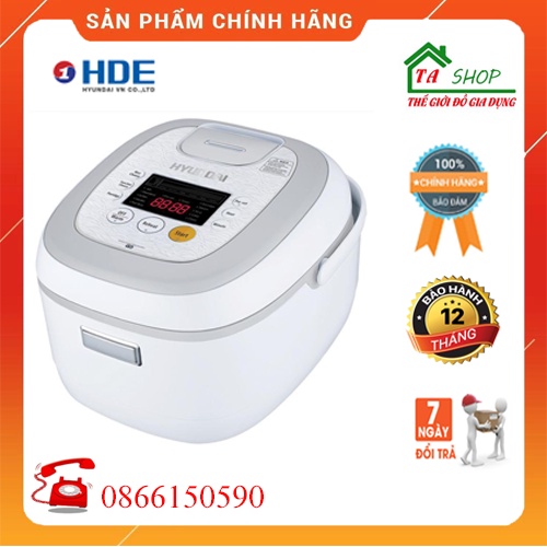 Nồi cơm điện cao tần HYUNDAI HDE 2202W- Công nghệ IH- Cảm ứng điện từ. .