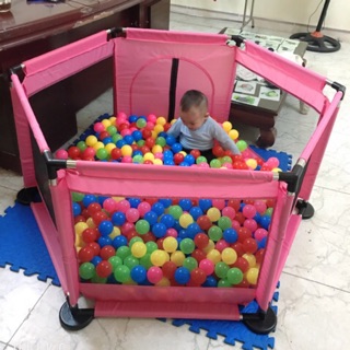 Quây bóng cho bé tặng kèm 100 bóng