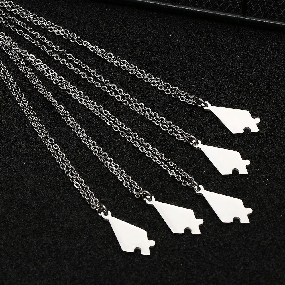 Set 5 Vòng cổ Tình Bạn Kiểu Mảnh Ghép Thời Trang
