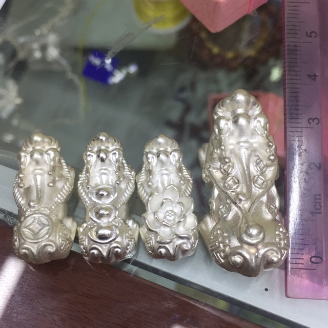 Tỳ hưu xâu vòng cỡ to 14-16ly bạc chuẩn đẹp