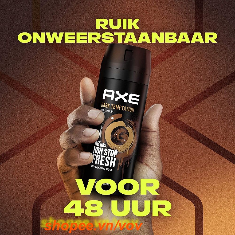 Xịt Khử Mùi 150Ml Axe Non Stop Dark Temptation, Vov Cung Cấp & Bảo Trợ.