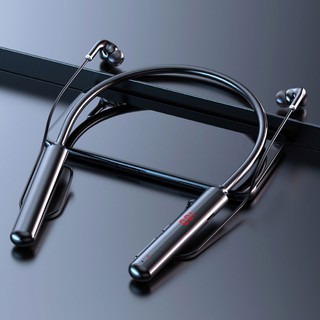 Tai nghe Bluetooth dành cho thể thao, màn hình, Tai nghe đeo cổ không dây 60H Tai nghe Bluetooth khử tiếng ồn có Mic