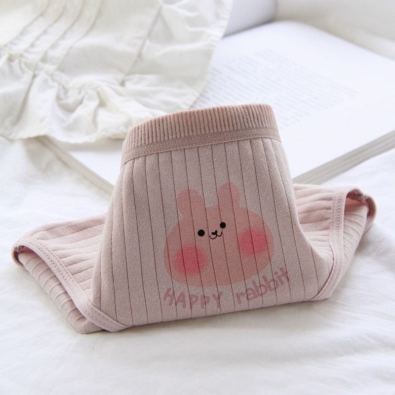 Quần Lót Nữ Cotton Hoạ Tiết Gấu Tim Hồng Xinh Xắn Dễ Thương Chíp Nữ Cotton Cao Cấp Gấu Hồng 40-55kg