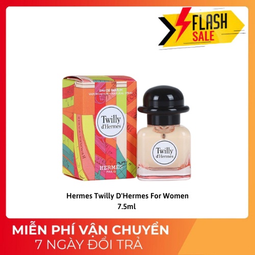Nước hoa Hermes Twilly D'Hermes For Women 7.5ml dành cho nữ, hương thơm quý phái, thơm lâu cho ngày dài năng động