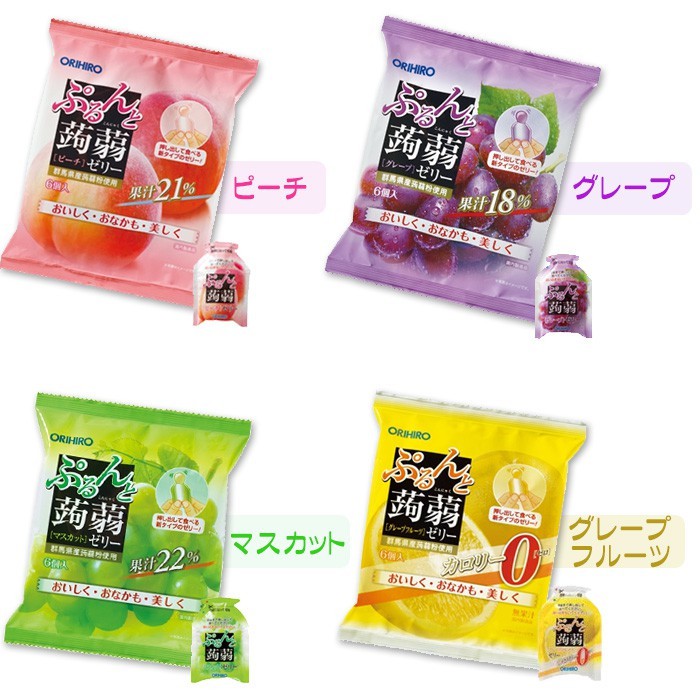 Thạch trái cây Orihiro 120gr