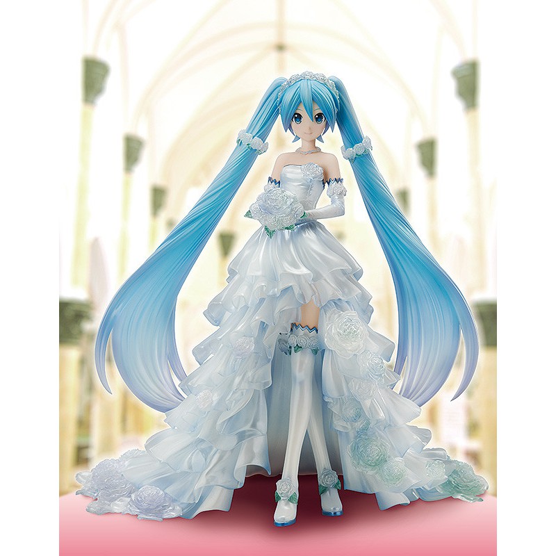 GIÁ LIÊN HỆ Mô hình chính hãng PVC Scale FREEing Hatsune Miku Wedding Dress ver có sẵn