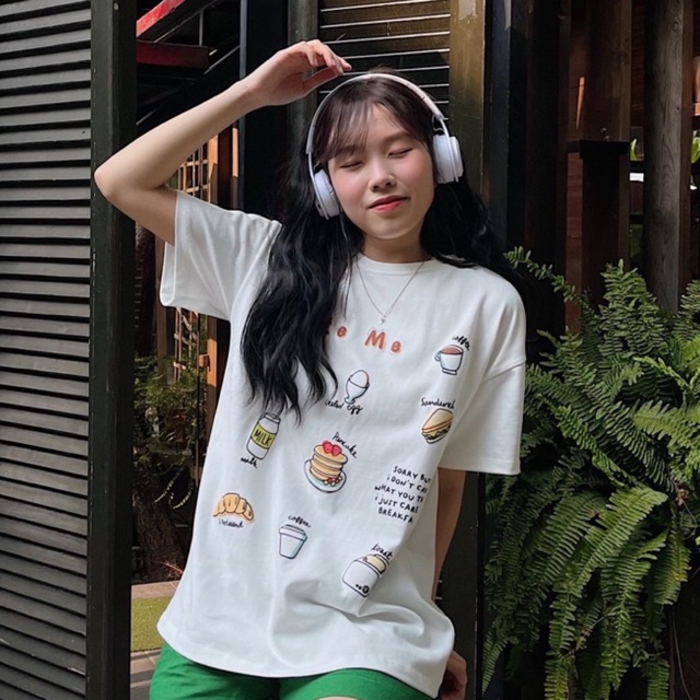 Sibling House - Áo thun tay ngắn cổ tròn form rộng in hình TASTE ME TEE