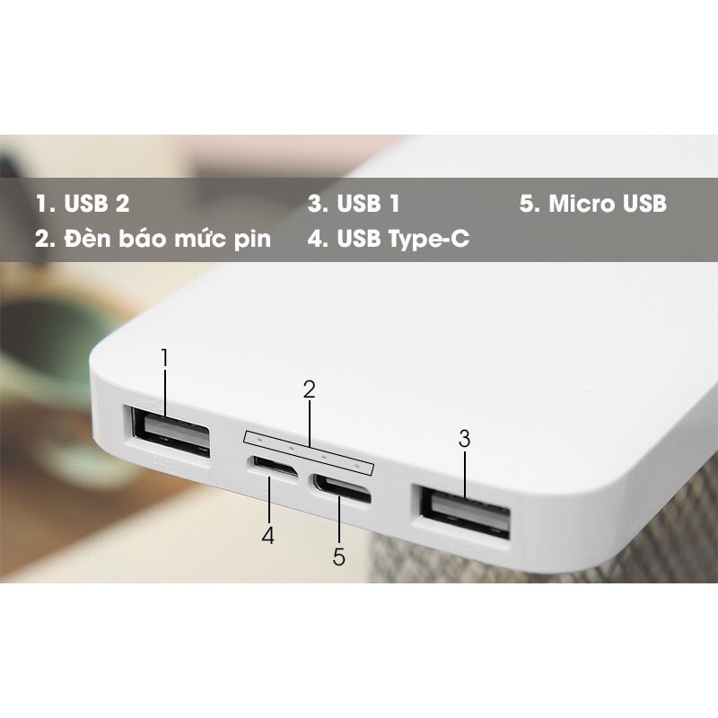 Pin Sạc Dự Phòng Xiaomi Redmi 10000mah Chính Hãng - Bảo Hành 6 Tháng