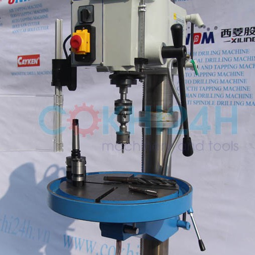 Máy khoan bàn hộp số Z5025 khoan 25 taro M20