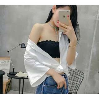 Áo Bra Quây Ren phù hợp mặc áo trễ áo hở vai free size 40-52kg, vòng ngực 75-90cm - CHỐNG TỤT, DỄ THƯƠNG