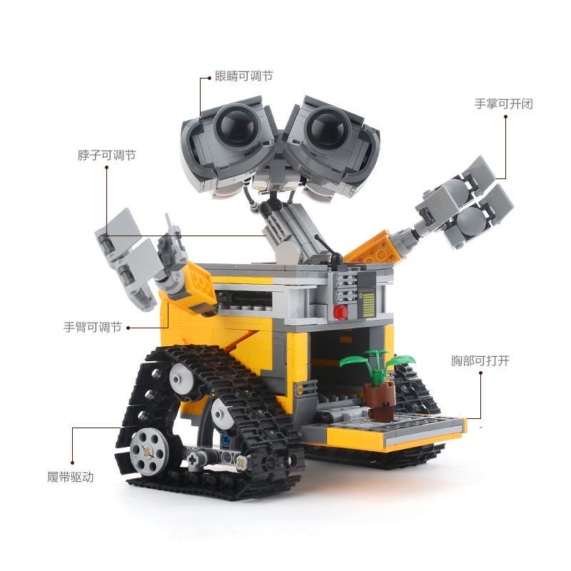 BỘ ĐỒ CHƠI XẾP HÌNH Lego Robot, Lego người máy Wall E