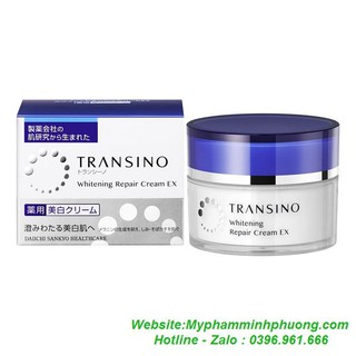 Kem dưỡng ban đêm transino whitening repair cream ex