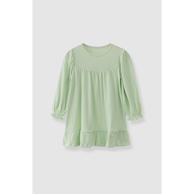 Đầm dài tay chất liệu 95% cotton Rabity 91821