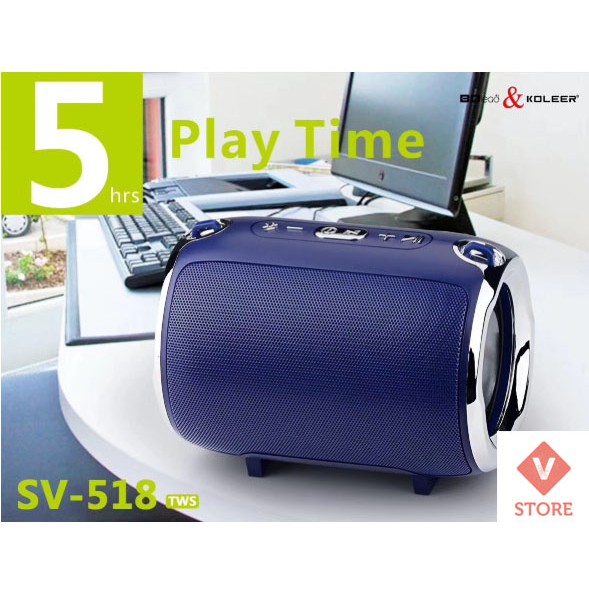 Loa nghe nhạc bluetooth siêu trầm SV518