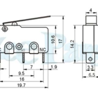 Phụ kiện máy in 3D Endstop OMRON 5A 250V