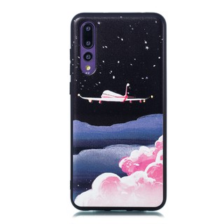 Ốp lưng vẽ tay thiết kế nhiều hoạ tiết thời trang cho Huawei P20 Pro