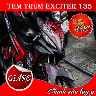 Tem Trùm Xe Exciter 135