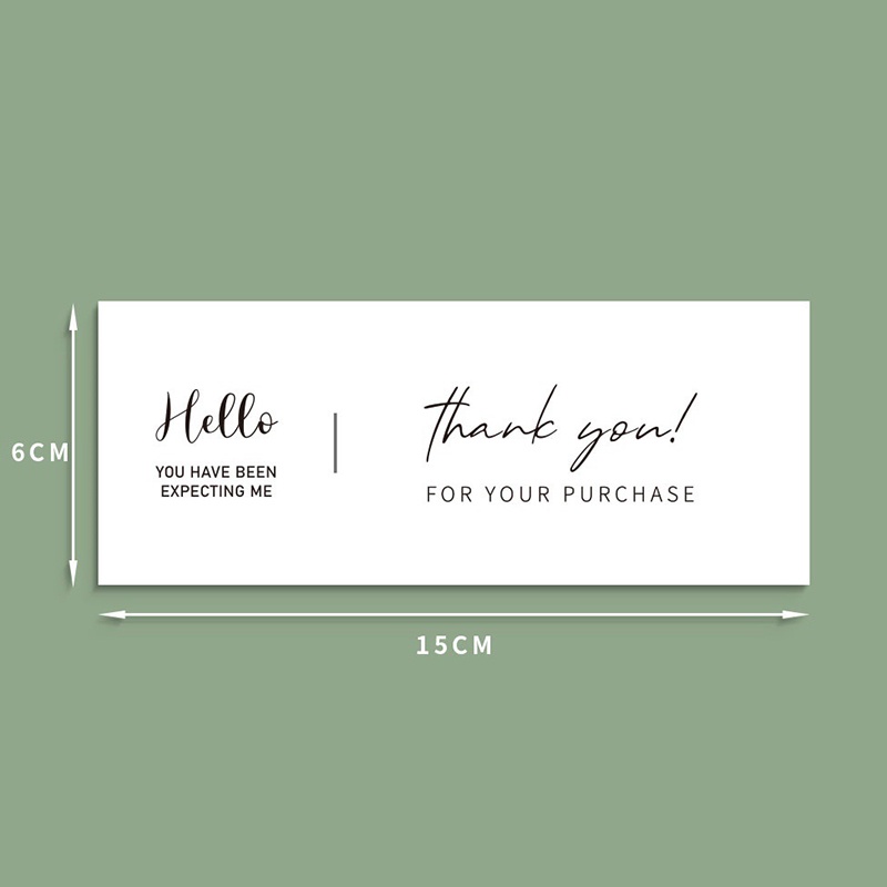 Bộ 30 Miếng Dán In Chữ Thank you Trang Trí Hộp Quà