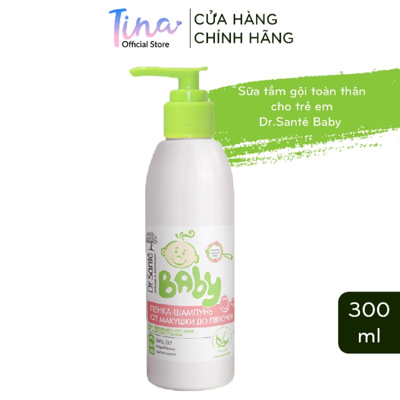 Sữa Tắm Gội Toàn Thân Cho Bé Dr. Sante Baby 300ml - BioTopcare Official - TN108