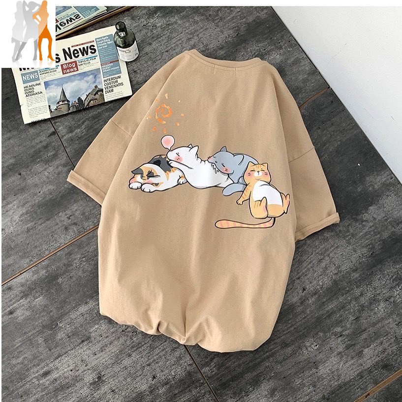 Áo thun unisex form rộng tay lỡ phong cách Hàn Quốc - Trùm Chuyên Sỉ Thời Trang - 21072020711 | BigBuy360 - bigbuy360.vn