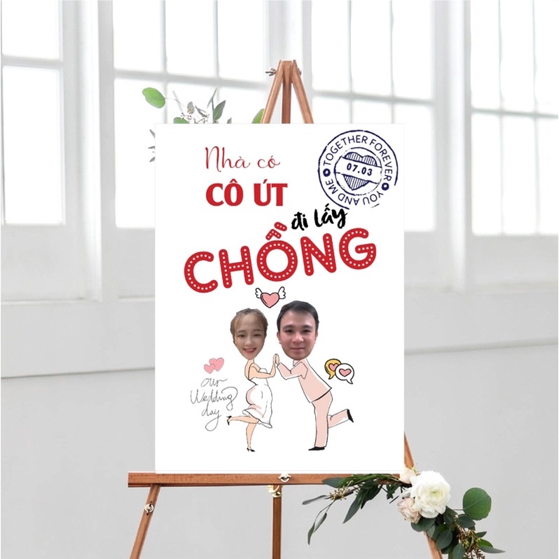 Bảng tên đám cưới siêu đẹp