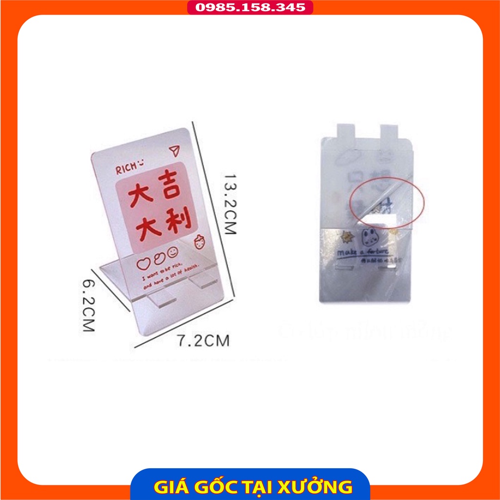 Đế mica trưng bày điện thoại/giá đỡ/kệ mica để sản phẩm ,điện thoại, máy tính bảng mẫu HK3 (Có thể tháo rời)