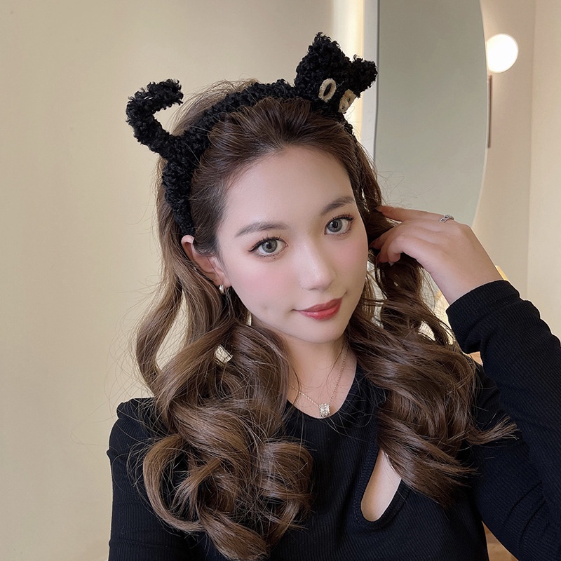 Dây buộc tóc hình thỏ mèo hoạt hình dễ thương cho nữ