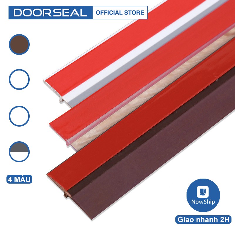 Ron dán chân cửa, thanh dán chân cửa chống bụi chống côn trùng - PVC Cao Cấp | DOORSEAL™ (Vietnam)