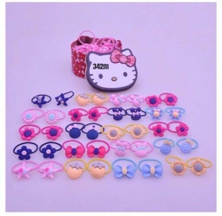 Hộp 40 Dây Cột Tóc Cho Bé ( có mẫu kitty)