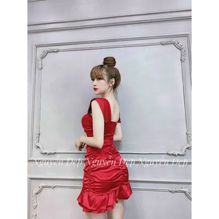 Đầm nhún đuôi cá cánh tiên