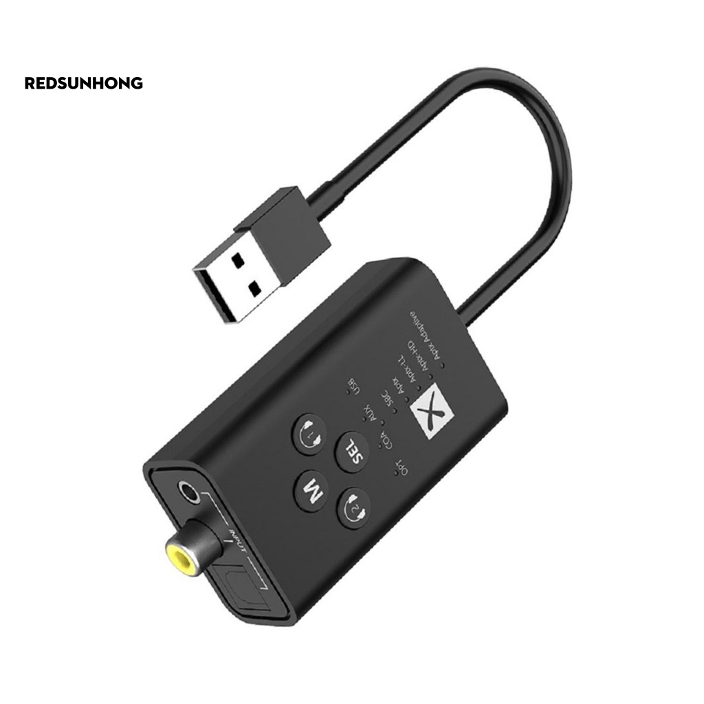 Bộ Thiết Bị Chuyển Đổi Âm Thanh Bluetooth 5.2 Sợi Đồng Trục USB AUX 2 Trong 1 Aptx