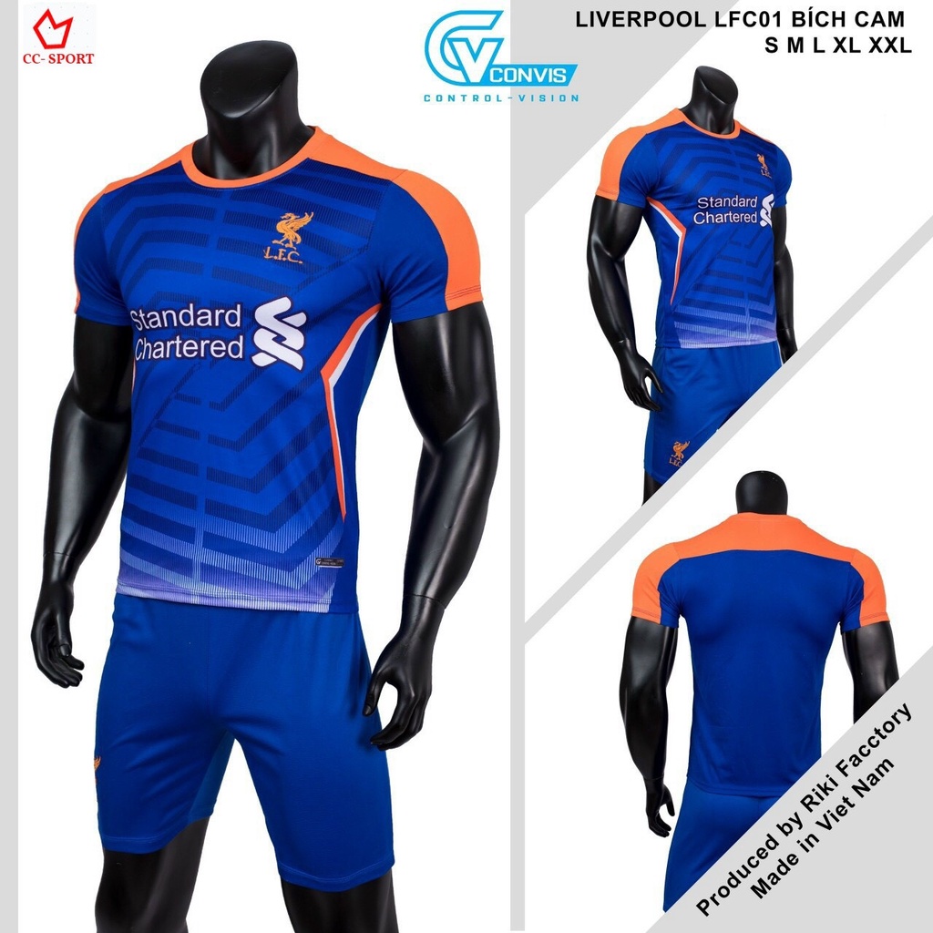 Áo đá bóng Riki Convis CLB Liverpool Cao Cấp mùa giải 2020-2021