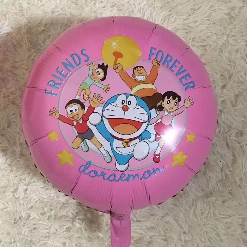 Bong Bóng Hình Doraemon 18 inch Dùng Trang Trí Tiệc