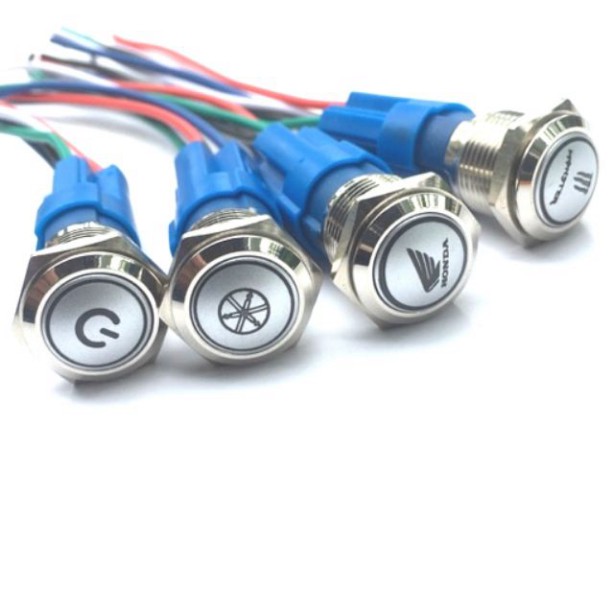 Công tắc Led 16mm On-Off.Chống nước tuyệt đối