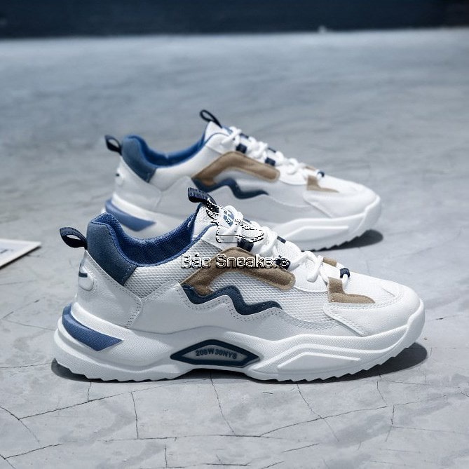 Giày Thể Thao Nam Tập Gym Chạy Bộ Thể Dục Bảo Sneakers giày sneaker nam cổ thấp giá rẻ G241