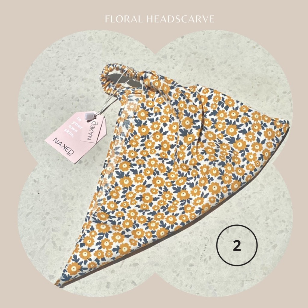 Khăn hoa Naked by V - Floral Headscarf