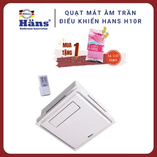 Quạt mát âm trần Hans H10R (điều khiển từ xa)