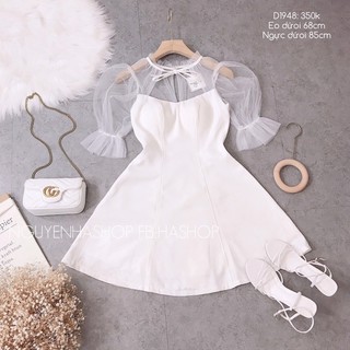 Đầm xoè tiểu thư bigsize 60=>90kg(đầm đi tiệc bigsize kim ngân)