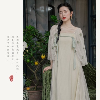 New Traditional Style New Two Sleeve Embroidered Pattern Dress New 2021