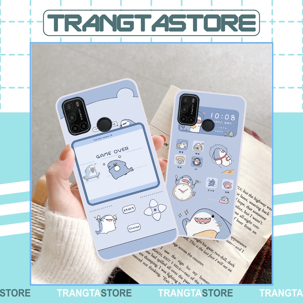 Ốp Vsmart Joy 4 / Live 4 / Star 5 in hình nền cá mập đáng yêu giá rẻ