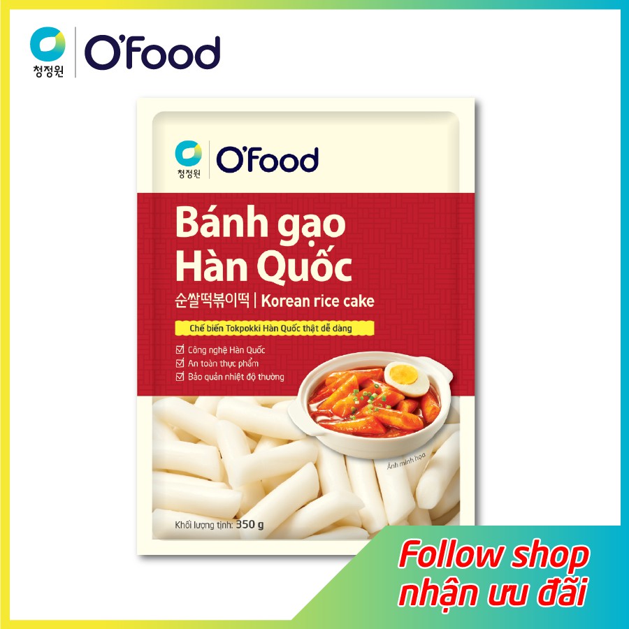 Bánh gạo Hàn Quốc O'Food 350g